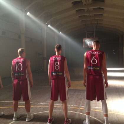 Basketbool team of Latvia