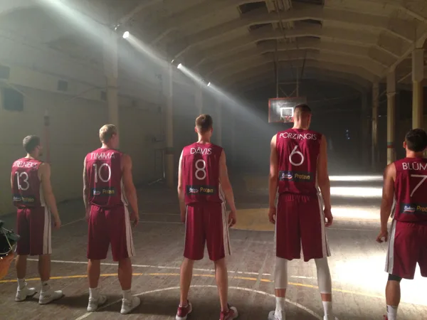 Basketbool team of Latvia