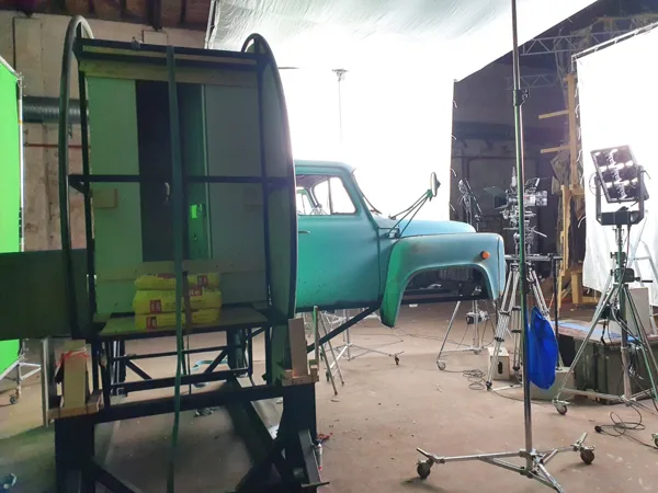 Car crash in studio - video @sdglighitng Instagram!